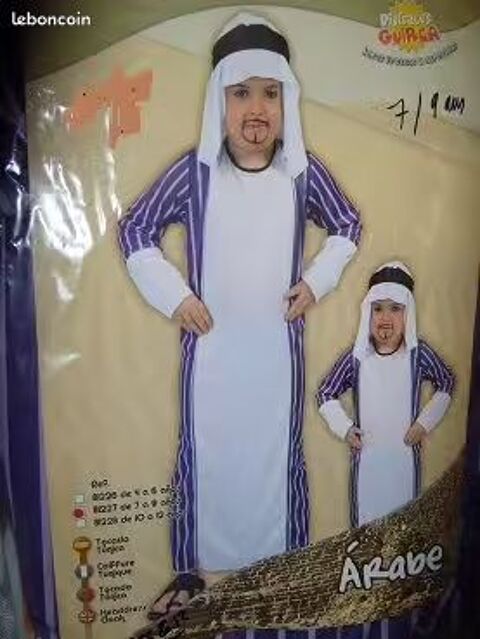 Costume Enfant Prince Arabe 7/9 Ans
13 Saint-Zacharie (83)