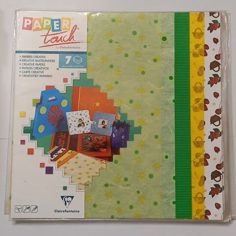 Papier cratifs pour scrapbooking, 7 feuilles , thme fruits 12 Saumur (49)