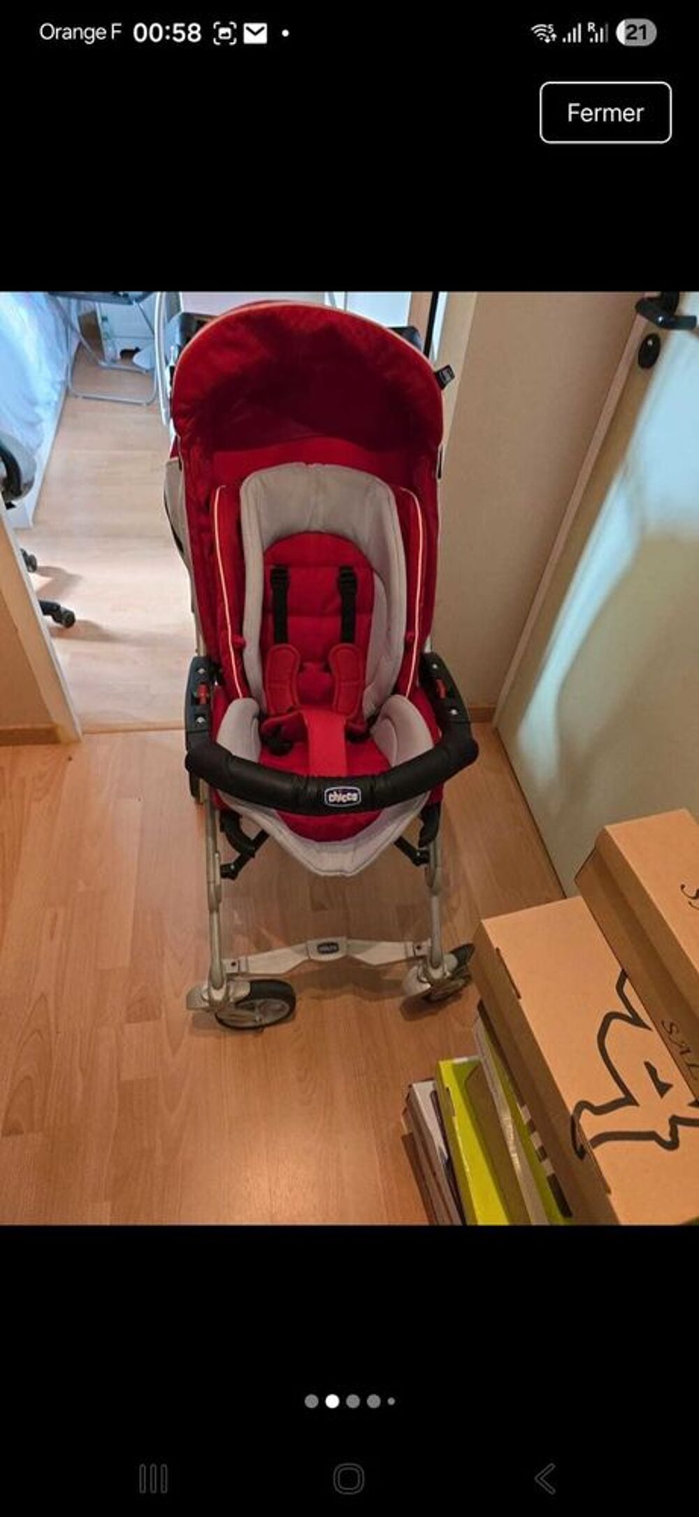 pousette trio living chicco Pu�riculture