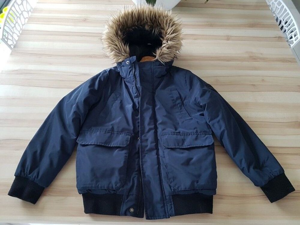 Veste anorak &agrave; capuche fausse fourrure 12 ans Vtements enfants