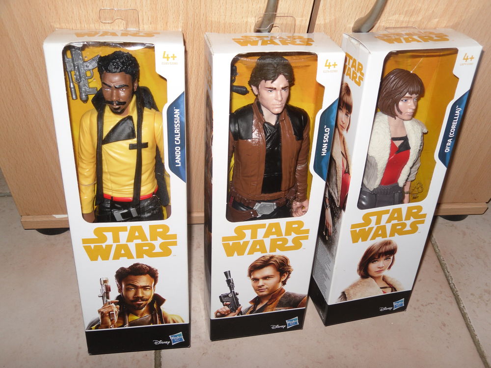 3 Figurines HAN SOLO : STAR WARS, 30cm Neuf (LOT) Jeux / jouets