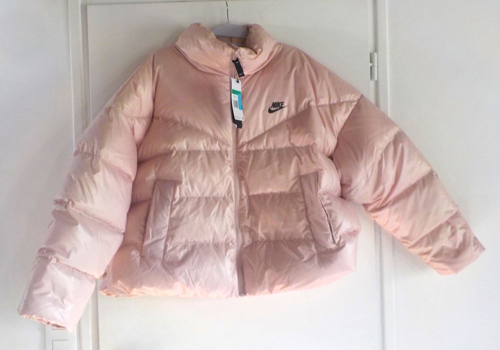 DOUDOUNE / VESTE NIKE THERMA-FIT ROSE PALE TAILLE XL Vêtements