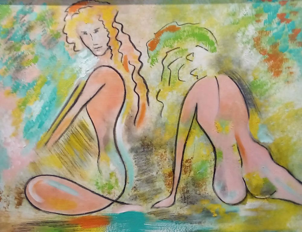Grand bahut, lit avec sommier en 160 X 200, bijoux artisanat Meubles