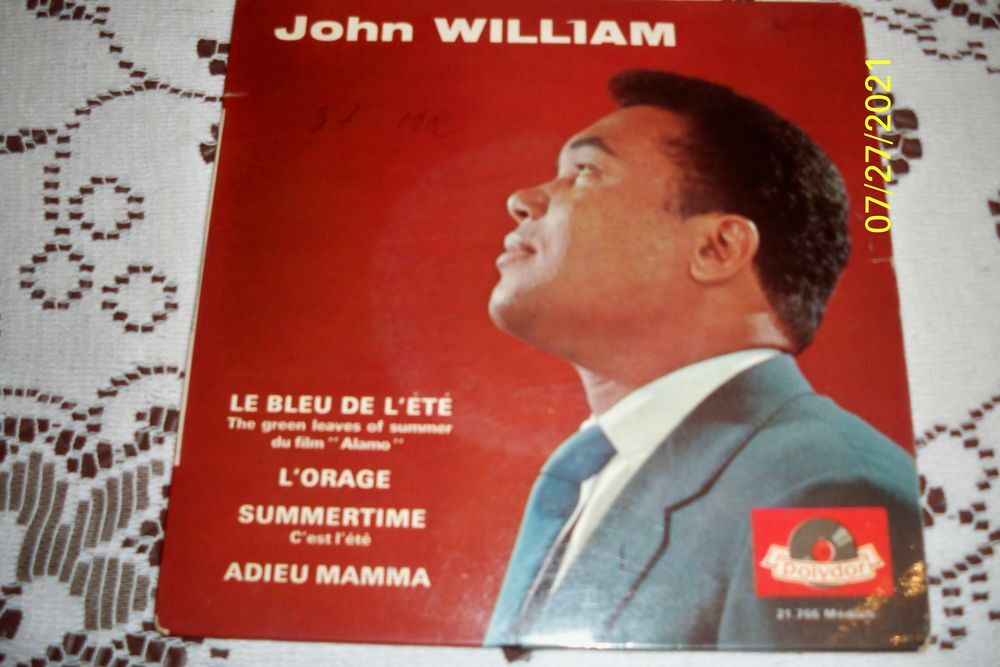 JOHN WILLIAM 45T " SUMMERTIME" Audio et hifi