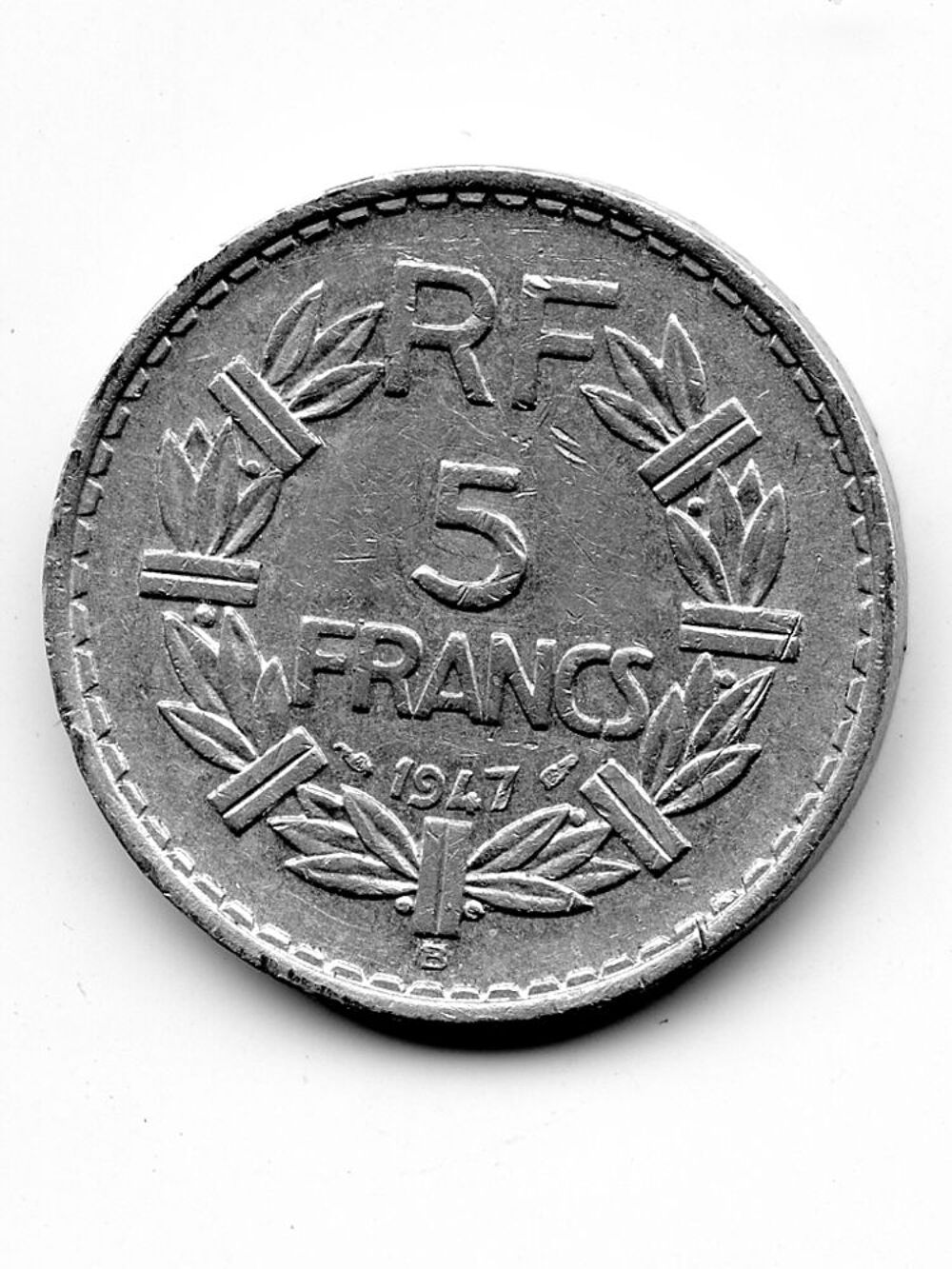 5-francs-LAVRILLIER-1947-Aluminium
