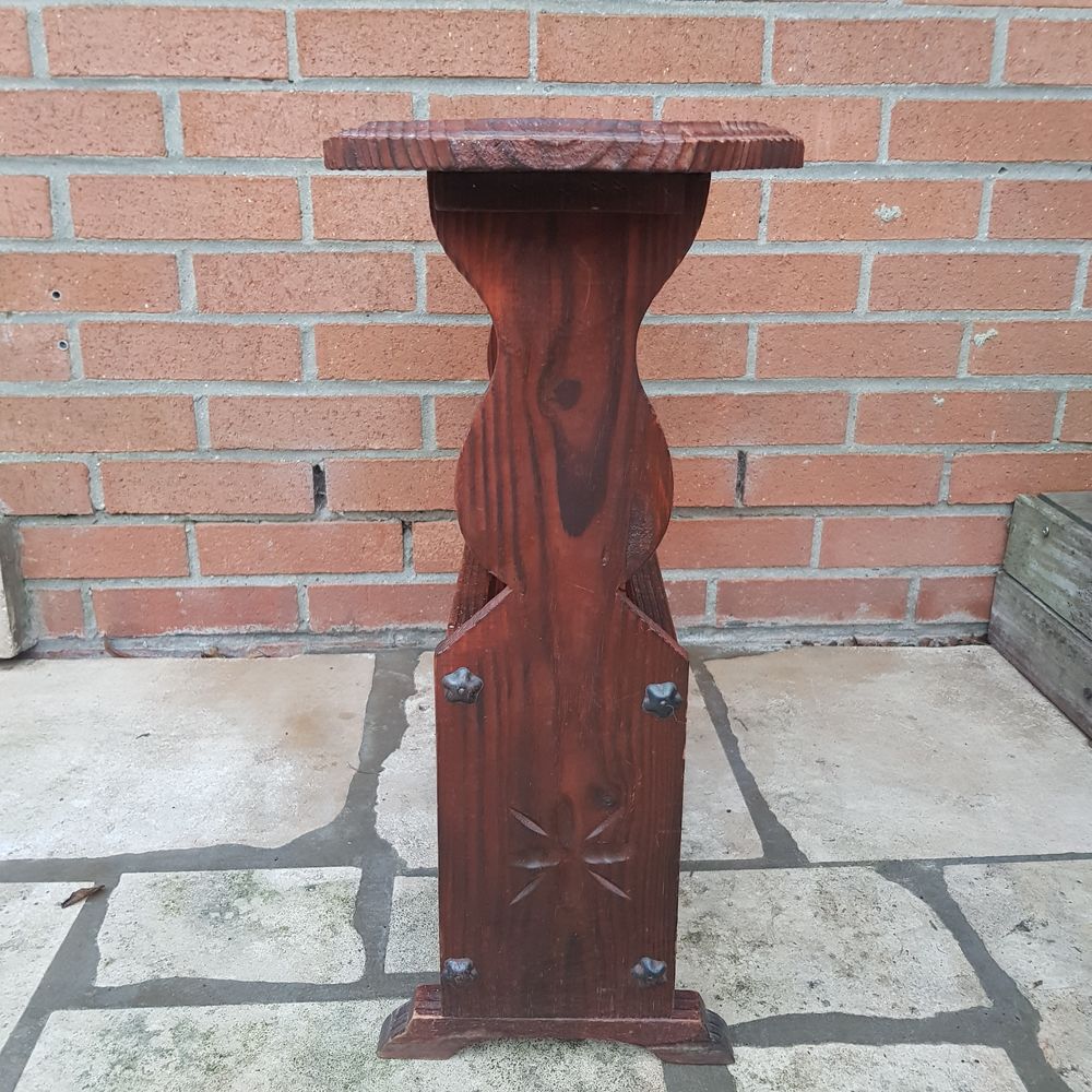 Porte journaux en bois rustique Meubles
