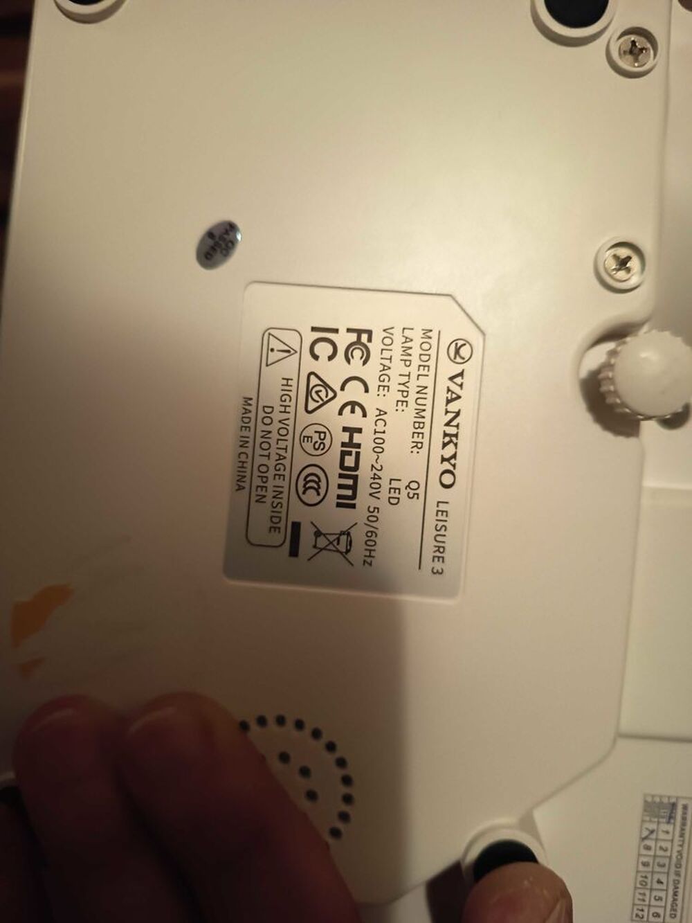 r&eacute;troprojecteur Audio et hifi