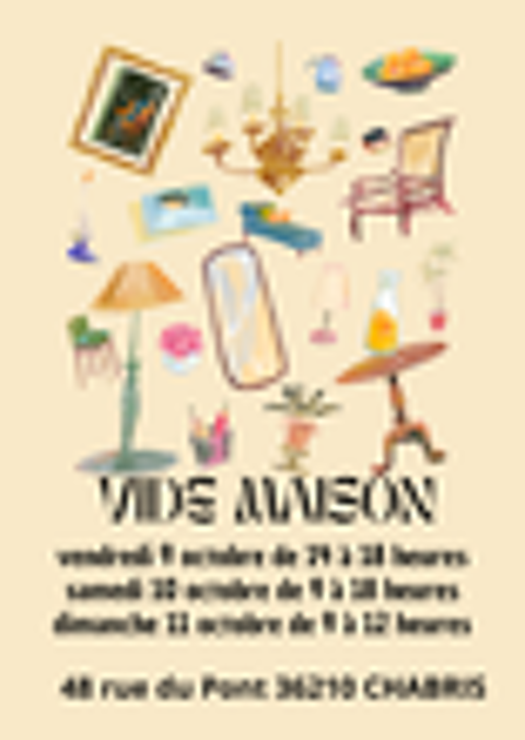 VIDE MAISON
Vide grenier, marché aux puces, braderie