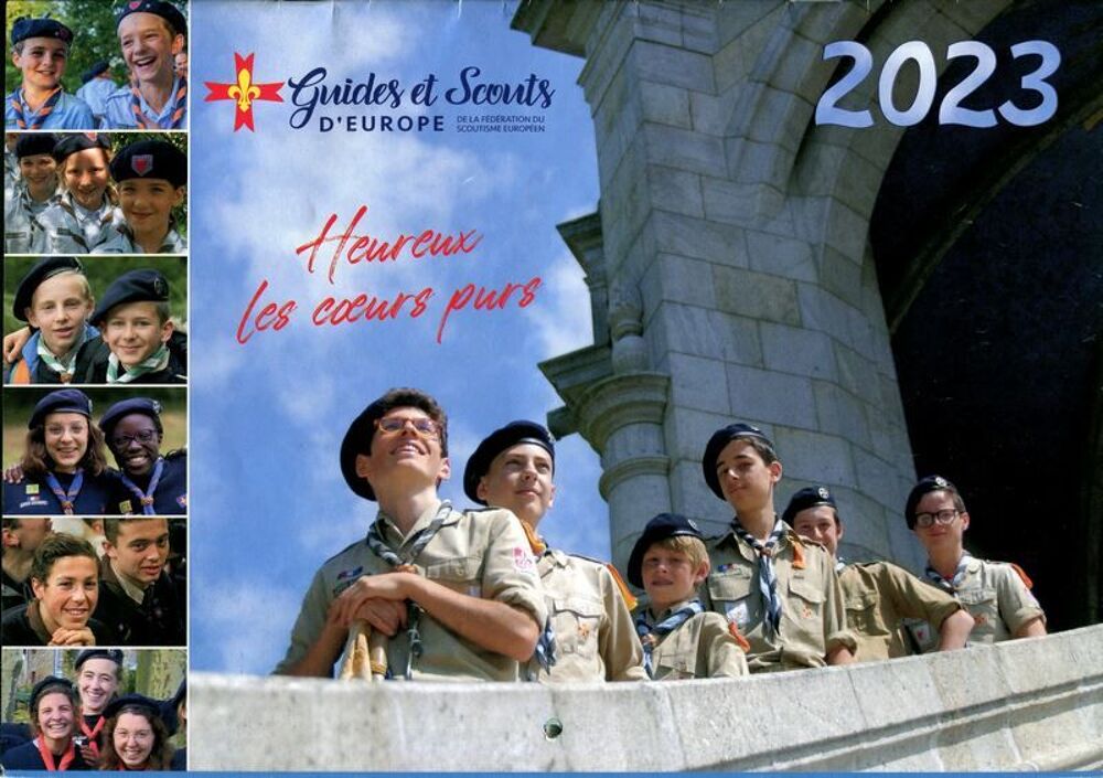 Calendrier 2023 GUIDES &amp; SCOUTS D'EUROPE 