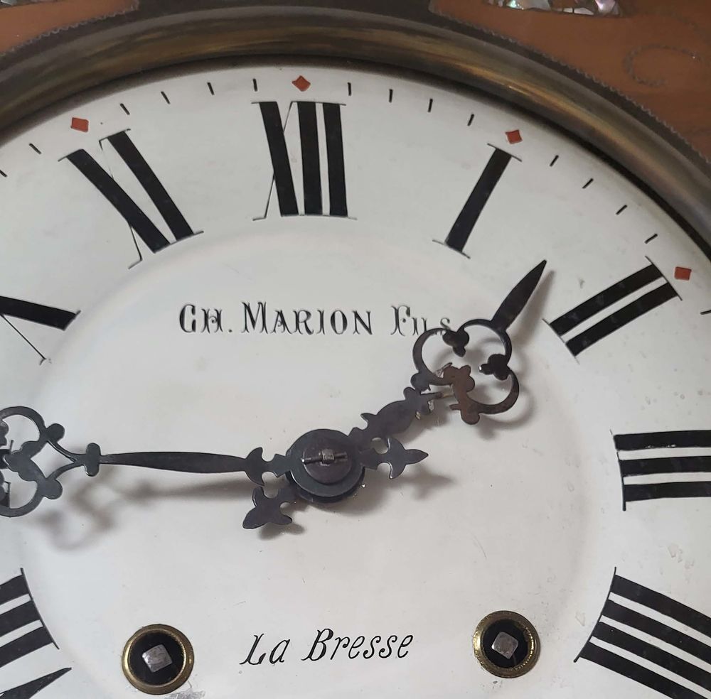 Horloge murale ?il de b?uf style Napol&eacute;on III Décoration
