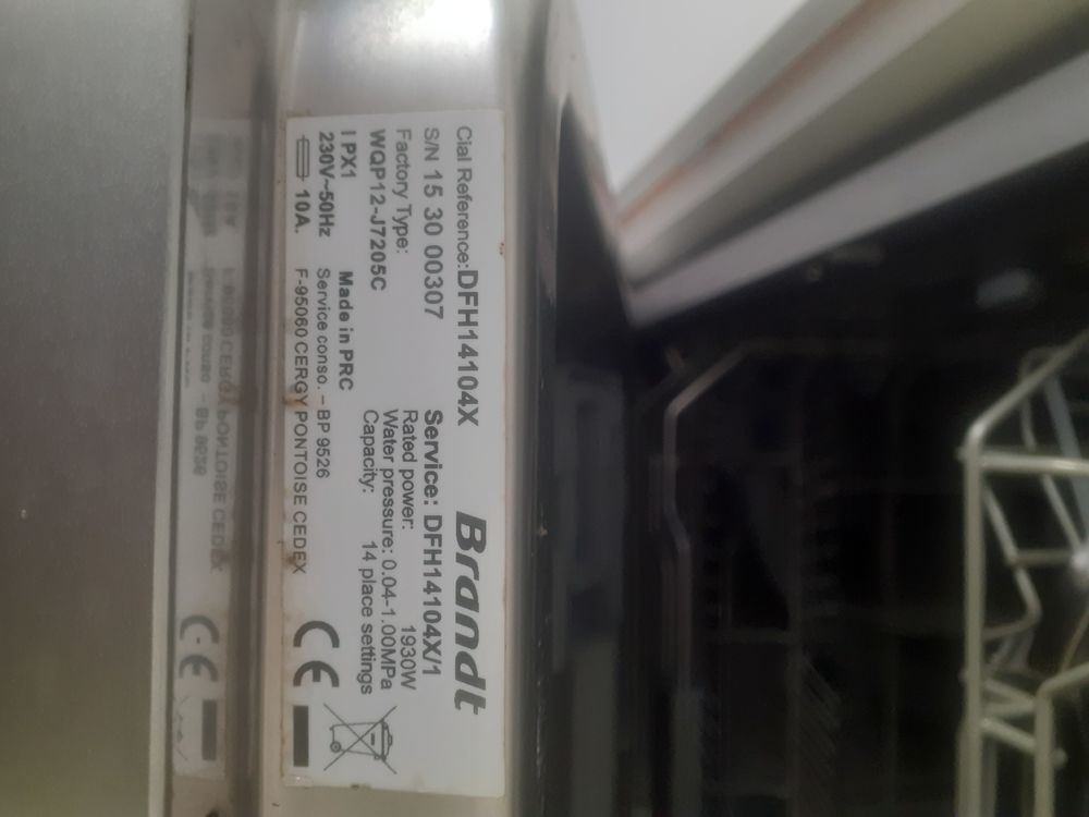Lave vaisselle Electroménager