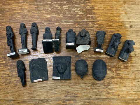 15 FIGURINES statuettes �GYPTIENNE VINTAGE 7-14cm 40 Cavaillon (84)