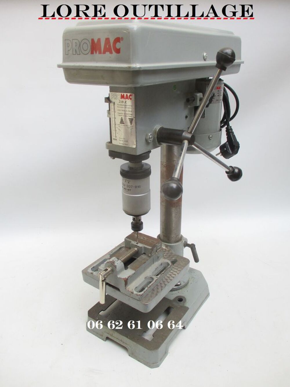 PROMAC 210Z - Perceuse Colonne Taraudeuse Bricolage
