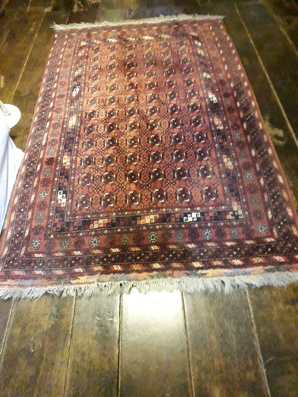 Ancien tapis motifs orientaux , vintage , Ref 3 Meubles