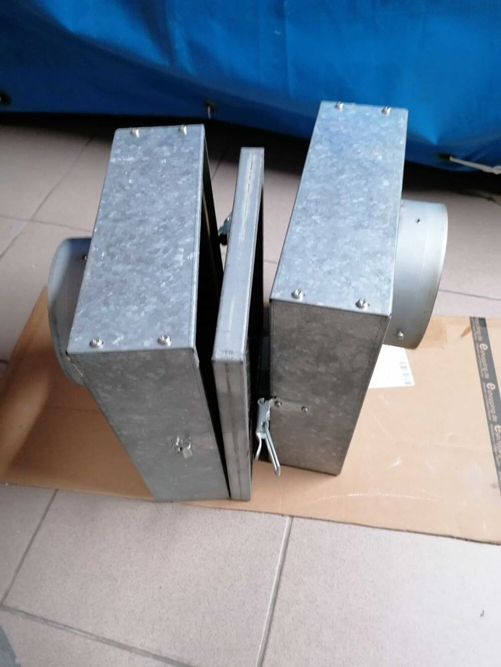 Groupe air chaud avec caisson filtrant 550 m3/h Bricolage