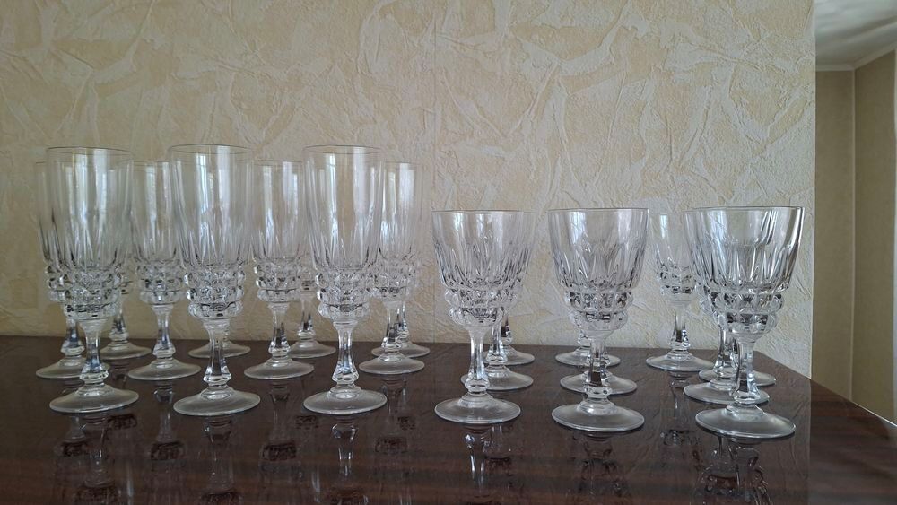 Verres Cristal d'Arques Décoration