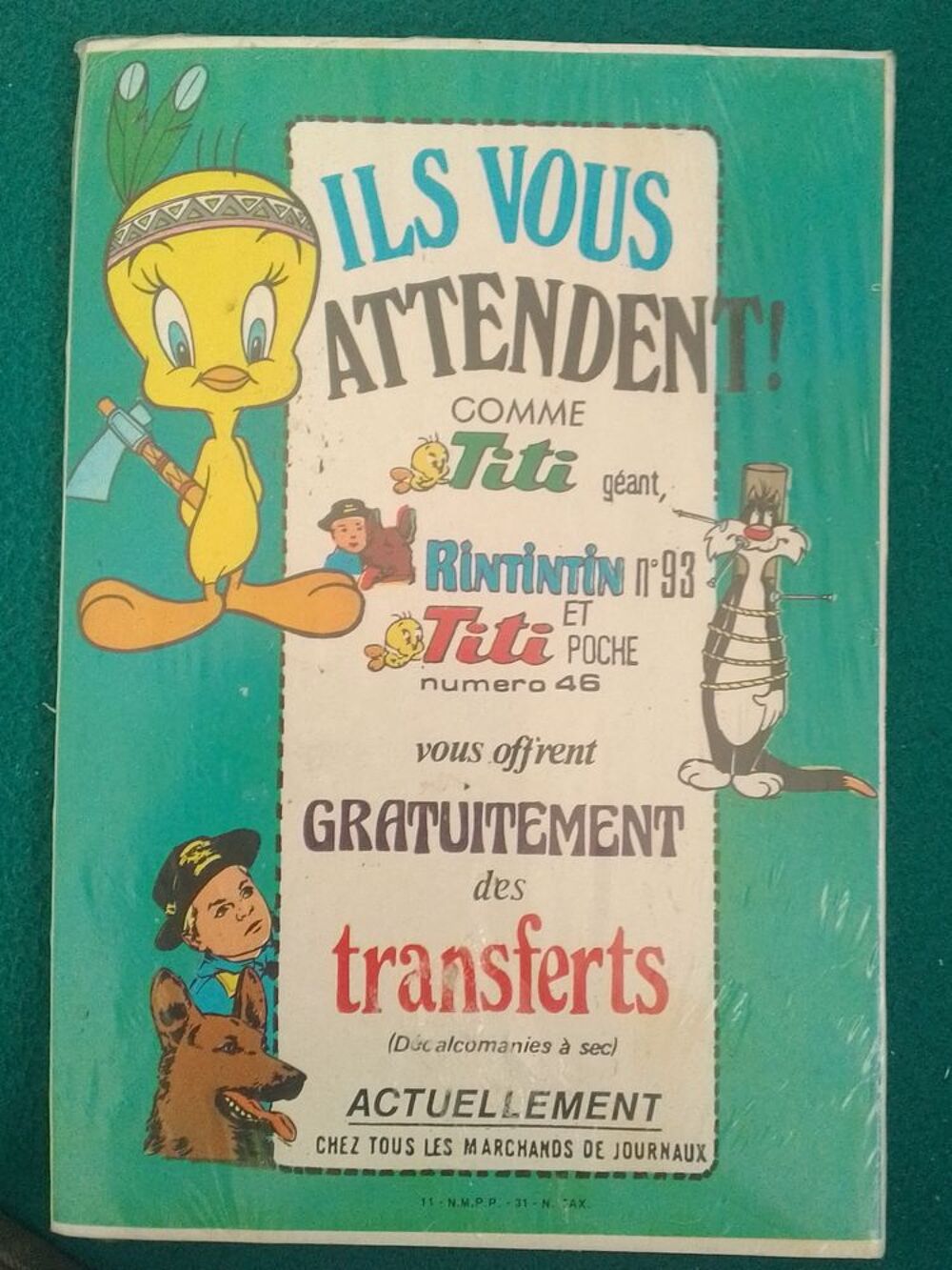 Journal Titi geant n&deg; 44 , neuf avec d&eacute;calcomanies Livres et BD