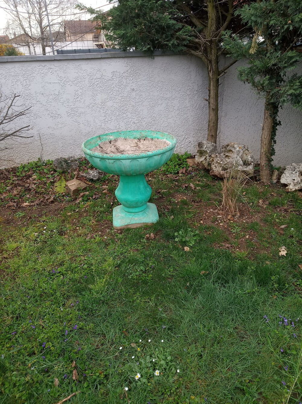 vasque de jardin sur pied Décoration
