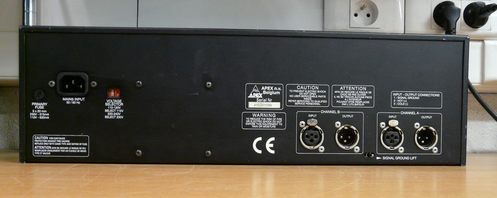 &eacute;galiseur 2 x 31 bandes GX 230 Apex Audio et hifi