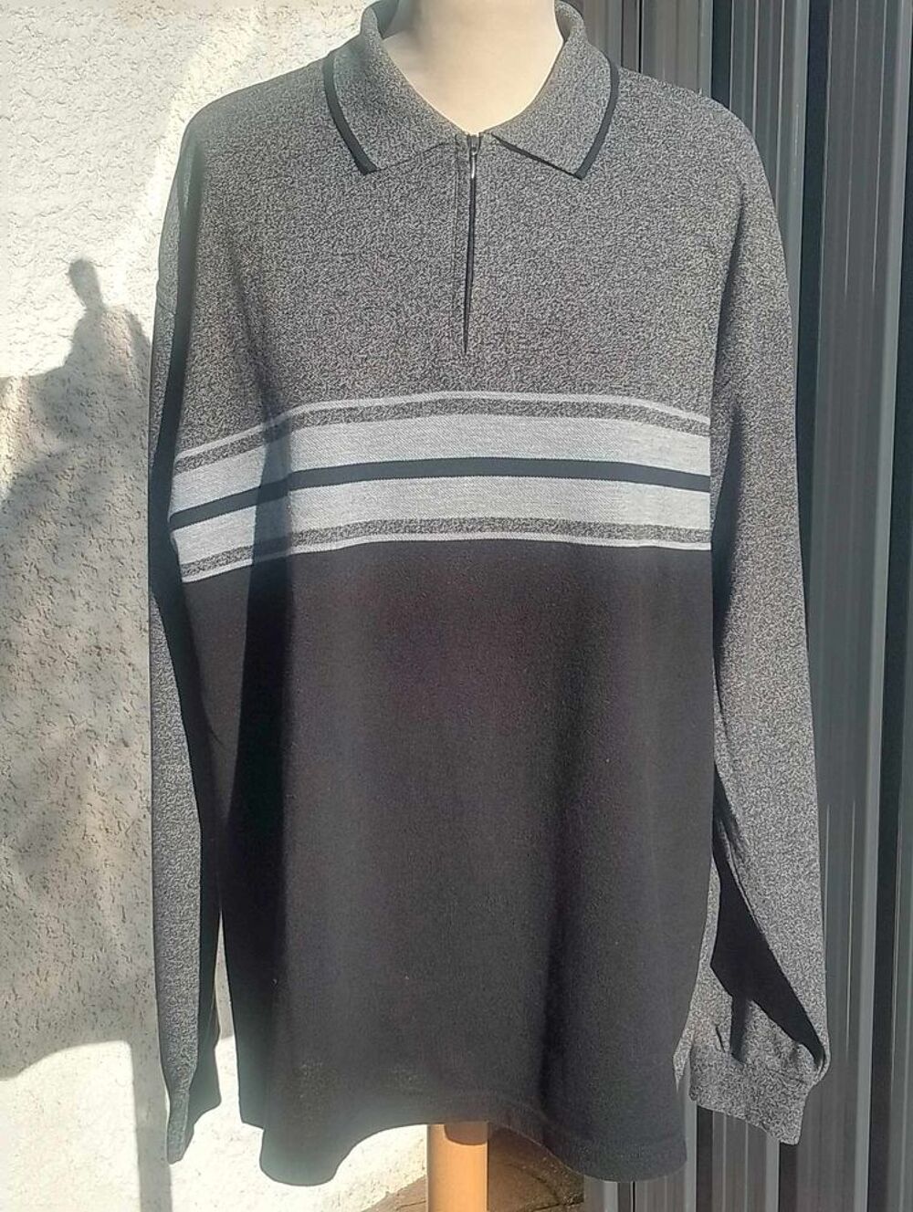 Polo Fermeture Eclair &amp; Manches Longues Taille L : L. Cerrer Vêtements