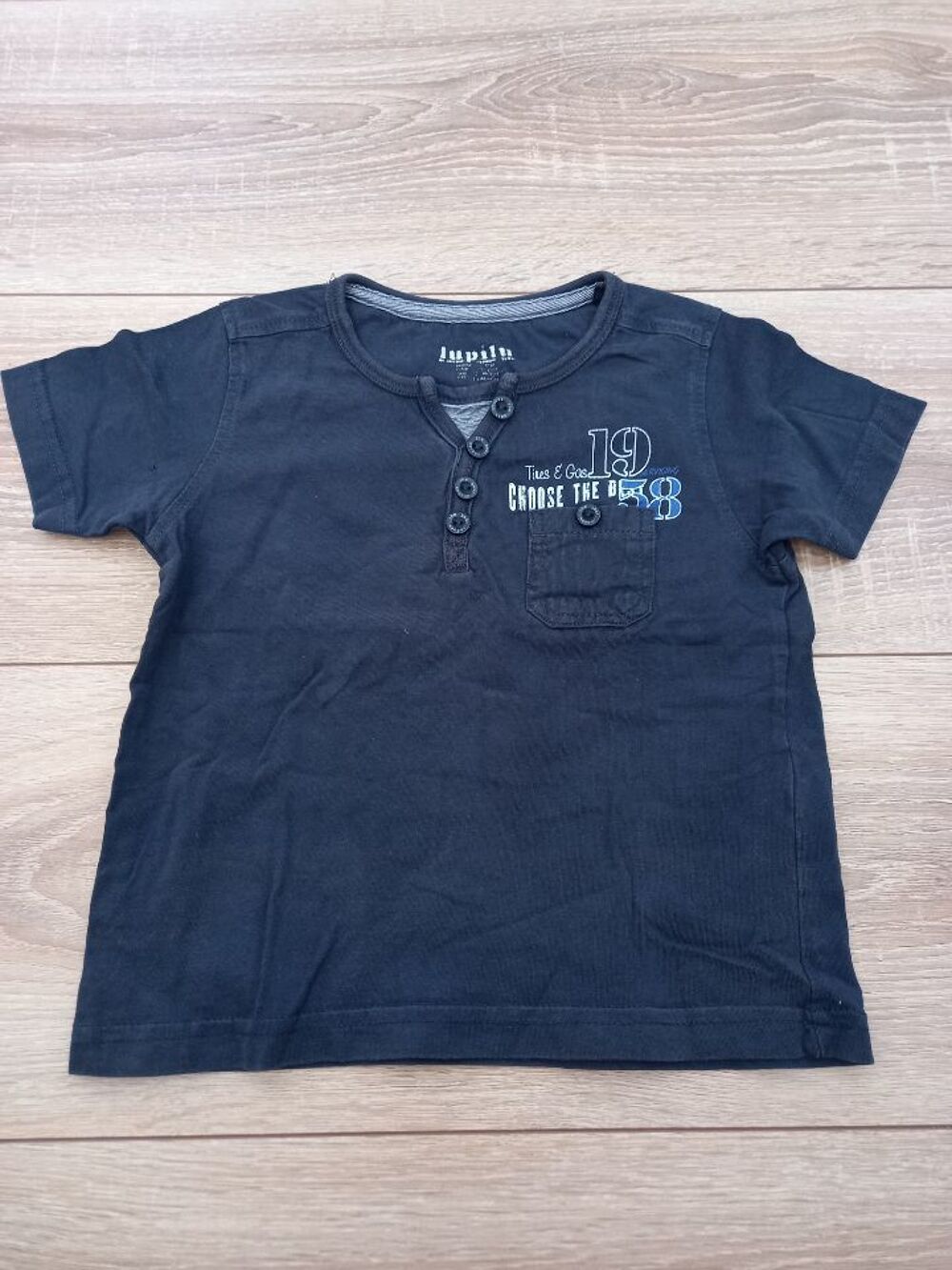 Tee-shirt manches courtes bleu marine 2 ans Vêtements enfants