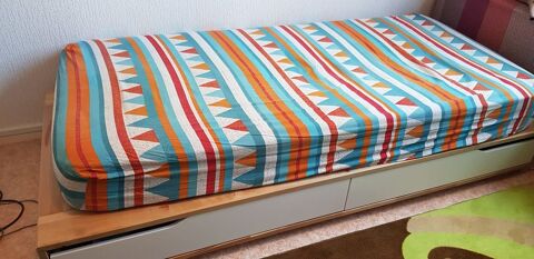 LIT MANDAL de chez IKEA Cadre lit avec grands tiroirs 150 Saint-M�dard-en-Jalles (33)