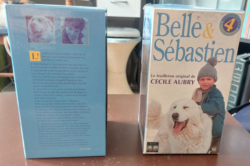 COFFRET K7 VHS "BELLE ET SEBASTIEN" DVD et blu-ray