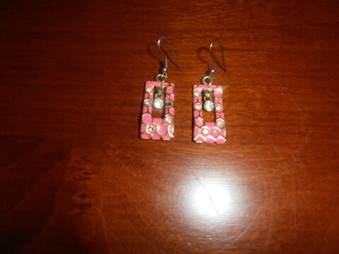 Boucles d'oreilles strass 5 (28b) 3 Tours (37)