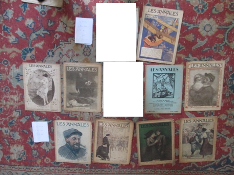 Lot de 9 Revues anciennes les Annales 15 Herblay (95)