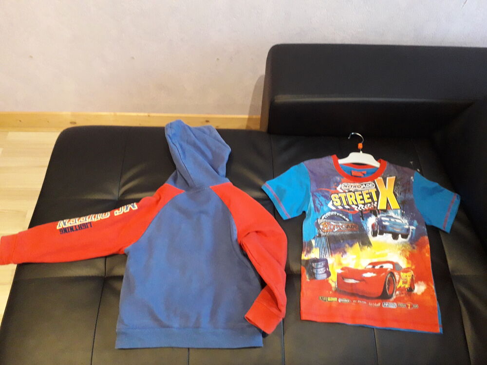 6 ans neuf Maillot t-shirt cars flash mcqueen jamais port&eacute; e Vêtements enfants