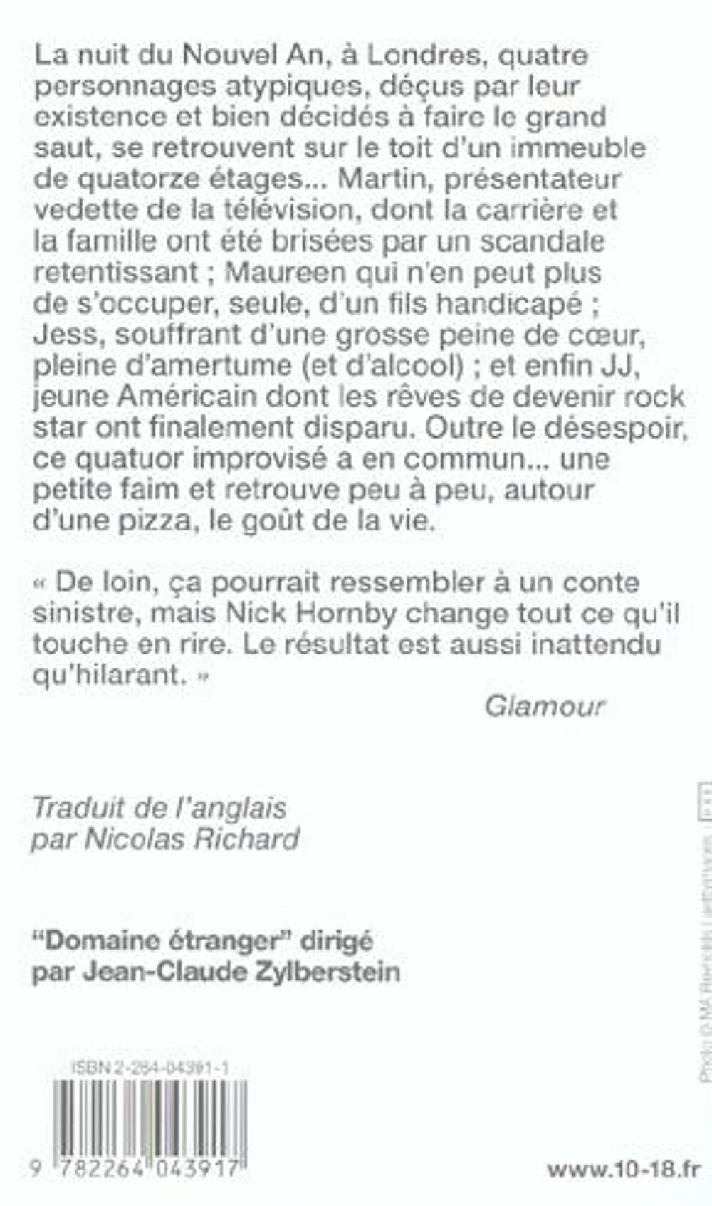 Vous descendez ? NICK HORNBY Livres et BD