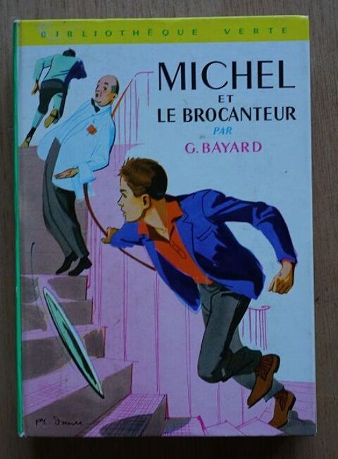 bibliotheque verte - michel et le brocanteur - 1972 0 Fougères (35)