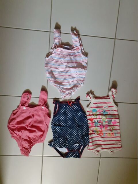 Lot de 3 combinaisons fille 3 mois été 4 Grisolles (82)