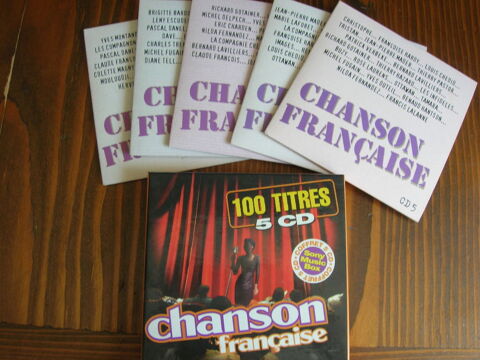 Coffret 5 CD chansons franaise  10 Chteauroux (36)
