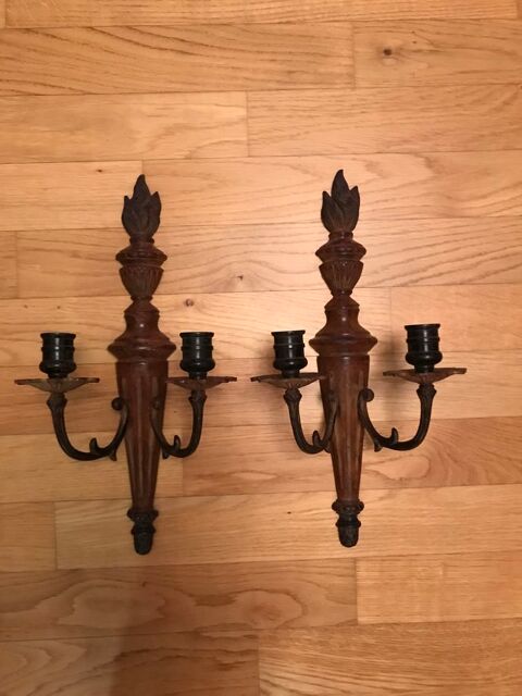 Paire de Bougeoirs en fer 40 Obernai (67)