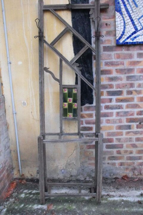 Pat�re murale art d�co en bois massif Paris 15 (75)