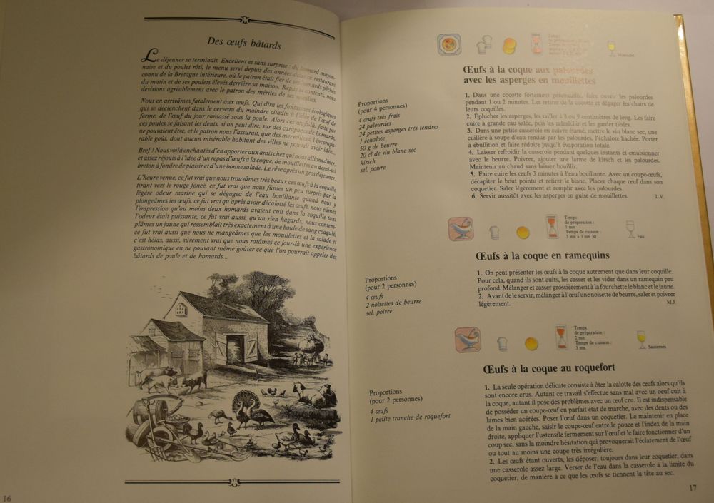 Les Oeufs - Gault Millau - Recettes - 1988 Livres et BD