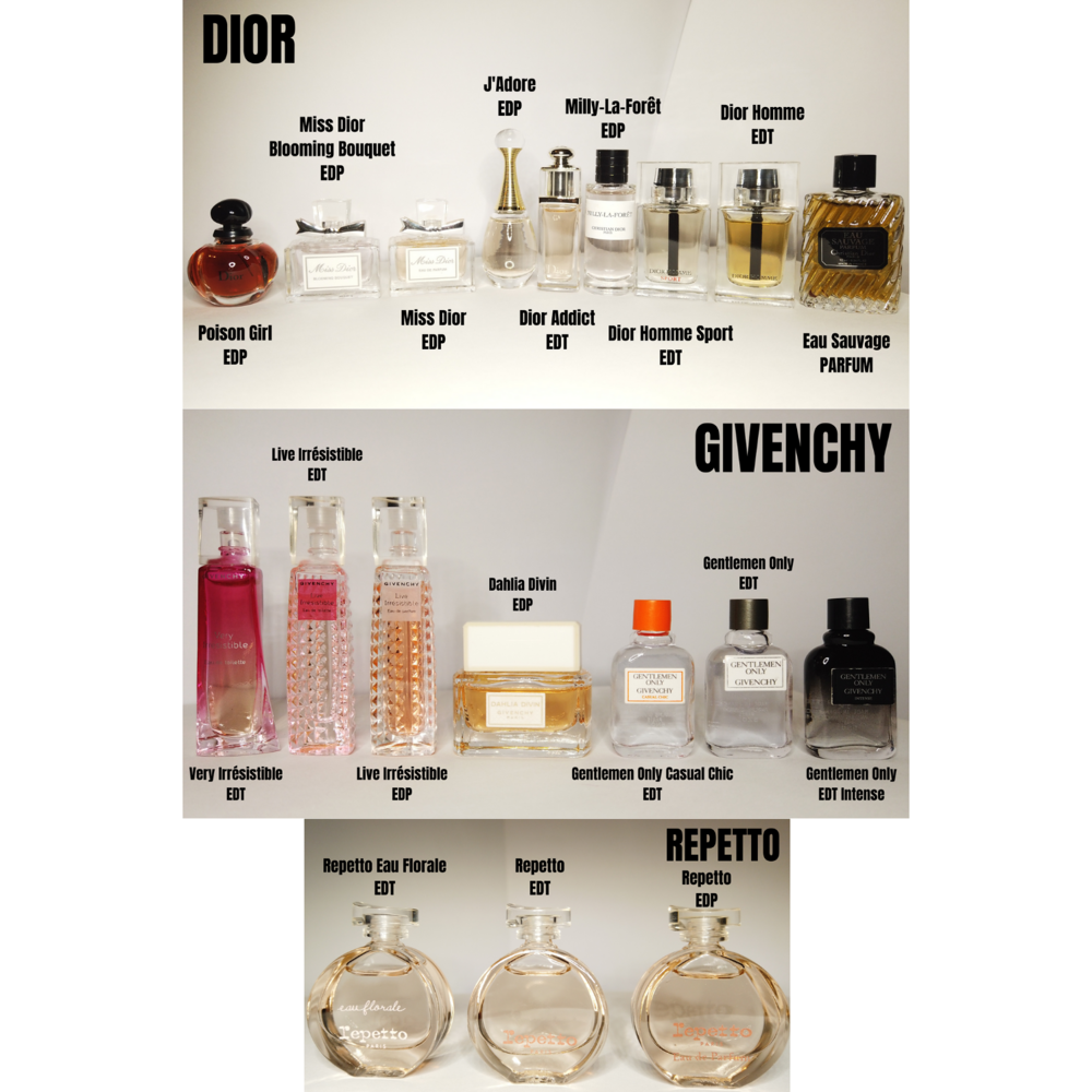 Lot de 52 miniatures de parfums 