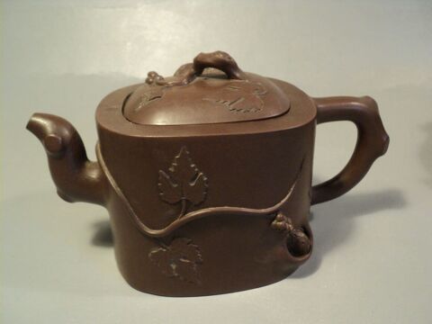 Ancienne Thire Chinoise Chine Chinese Yixing Teapot  90 Loches (37)