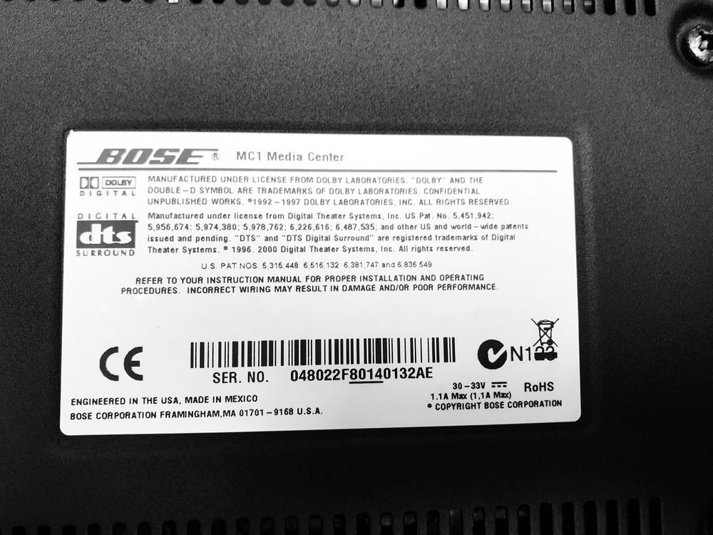 Syst&egrave;me home cin&eacute;ma Bose Lifestyle V30 5.1 canaux Audio et hifi
