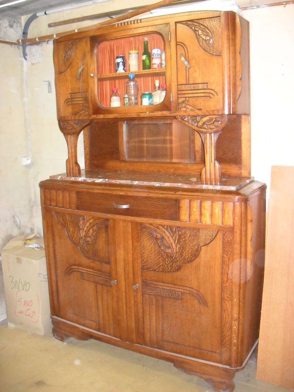 BUFFET VINTAGE DES ANNEES 1920/1925 CHENE MASSIF Meubles
