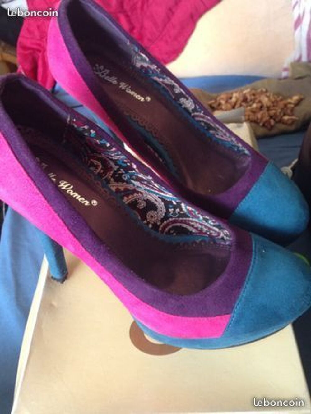 Chaussures du soir&eacute;e multi couleur Chaussures