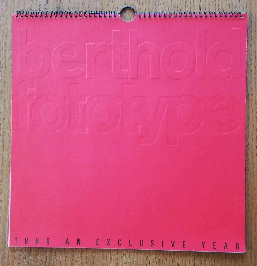 Calendrier rare tir&eacute; &agrave; peu d'exemplaires 
