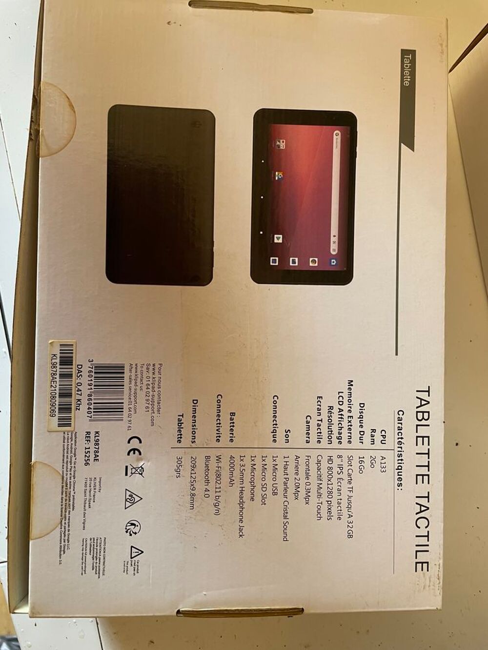 tablette klipad avec enceinte bluetooth neuf Téléphones et tablettes