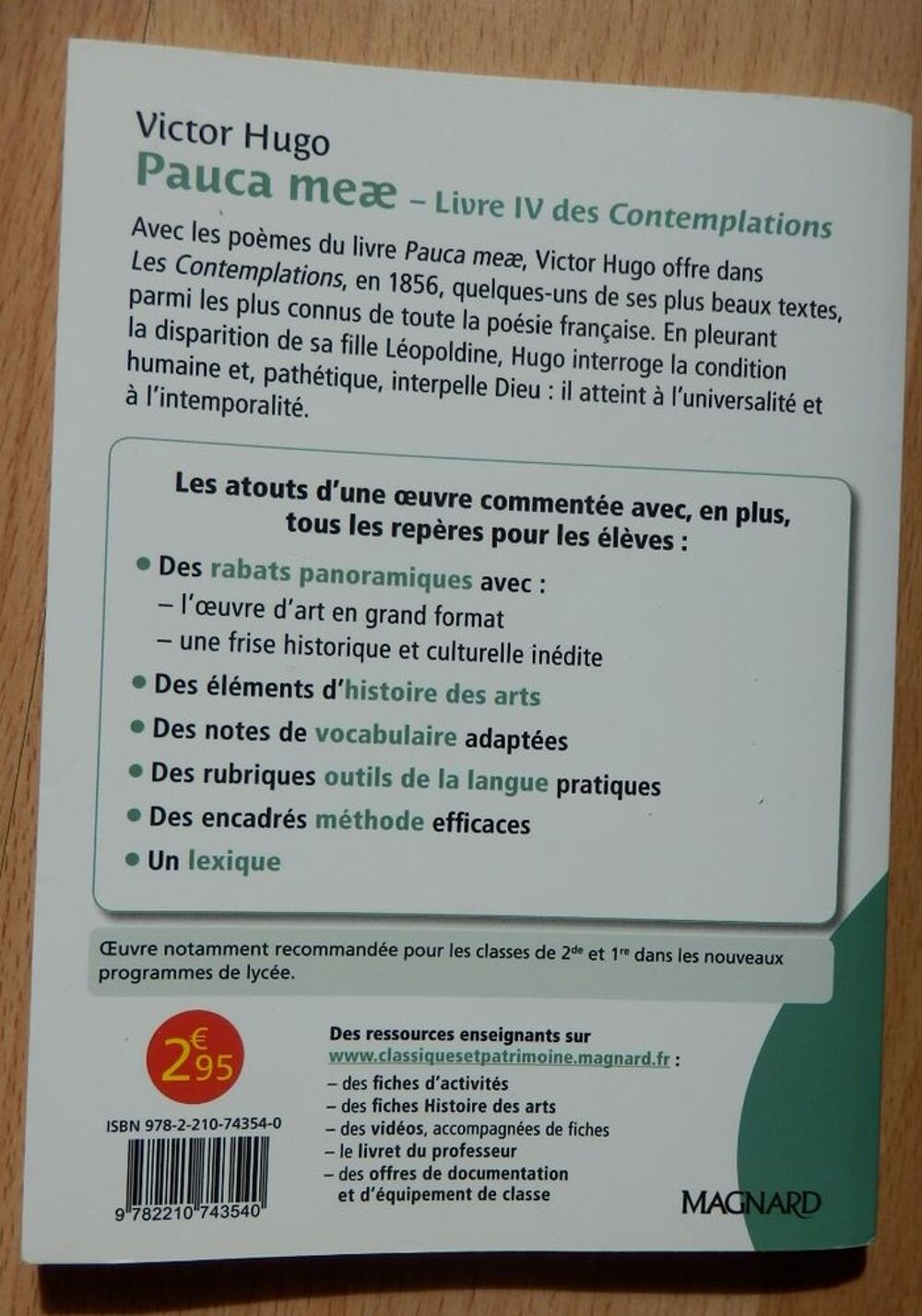 Livre : Pauca meae. Livre IV des Contemplations : NEUF Livres et BD