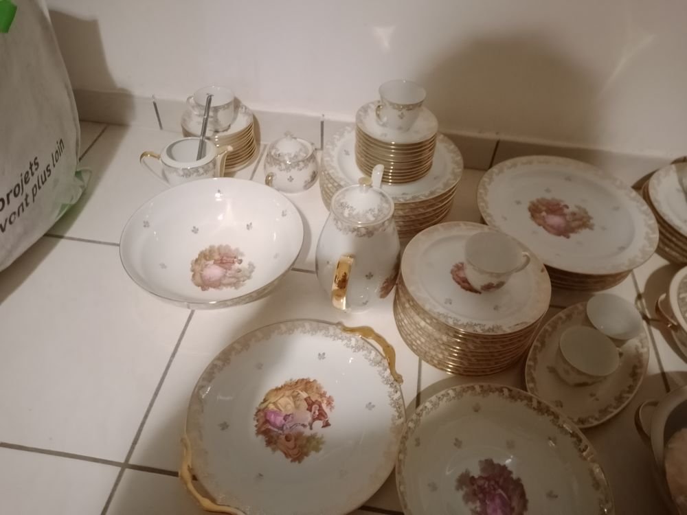 Lot de vaisselle en porcelaine de limoges Cuisine