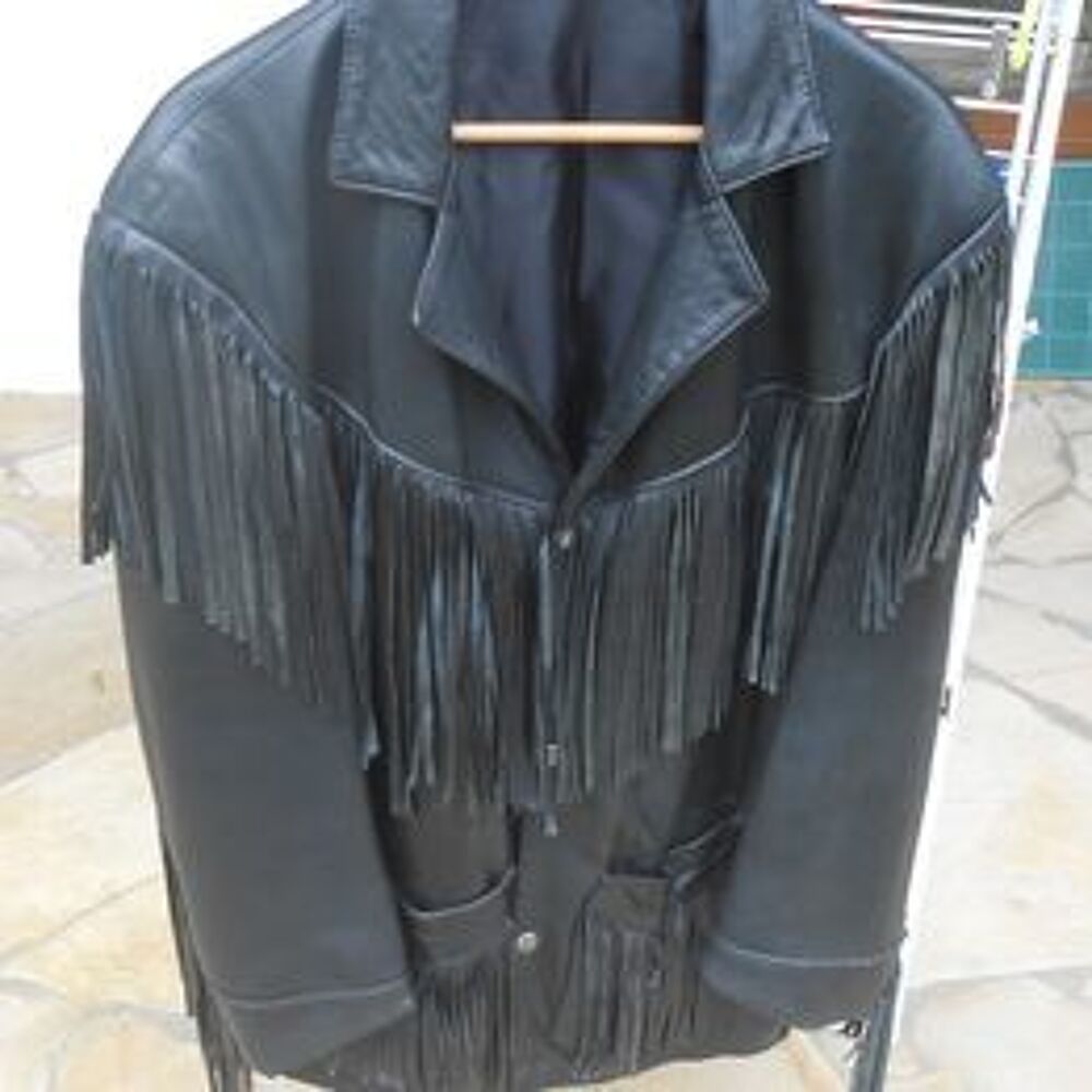 Vestes en cuir 44 (XL/XXL, T5) Vêtements