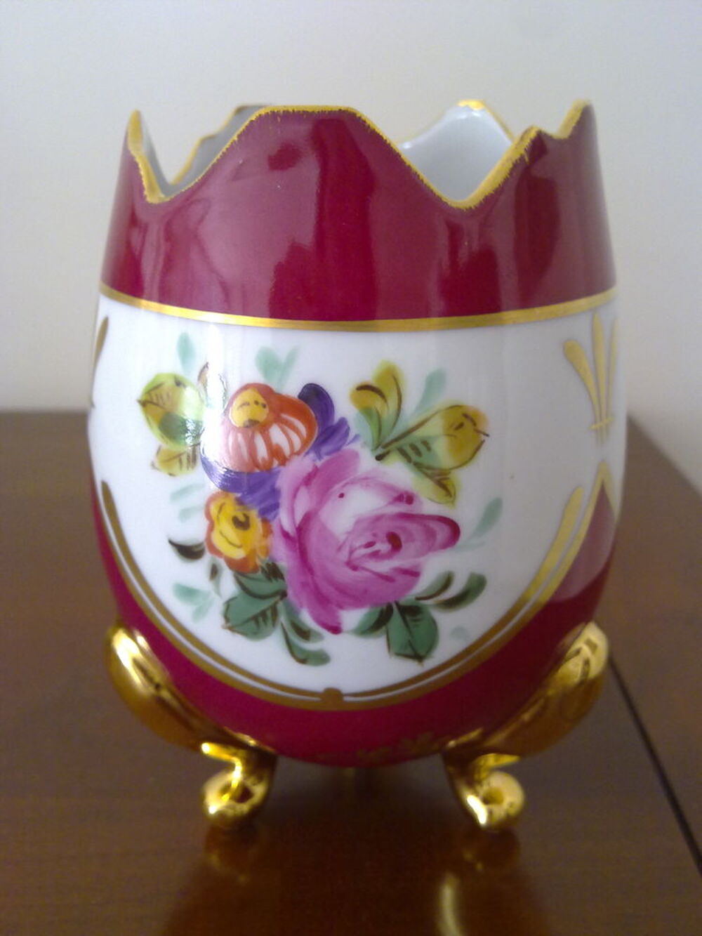 vase oeuf porcelaine limoges CID vintage Décoration