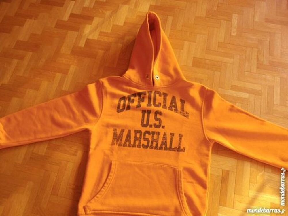 Sweat Marshall orange (V4) Vêtements enfants