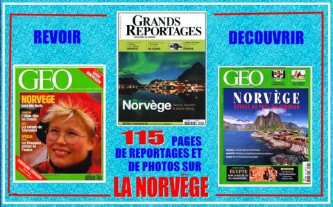 NORVEGE  - g�o - SCANDINAVIE / prixportcompris 15 Lille (59)